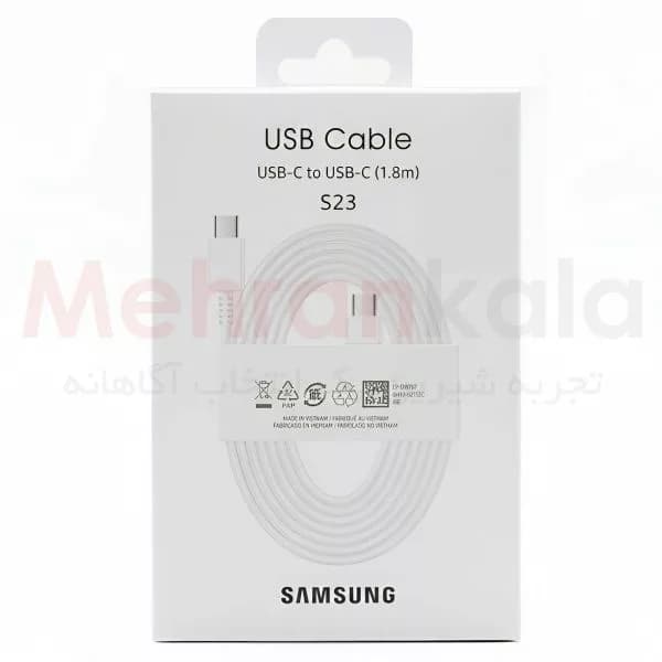 کابل شارژ دو سر تایپ سی سامسونگ مدل EP-DW767 طول 1.8 متر — تصویر ۲