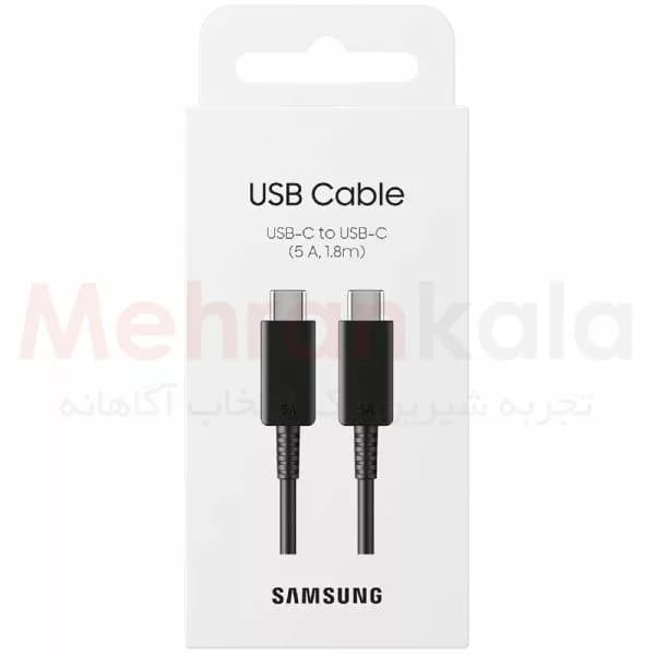 کابل شارژ دو سر تایپ سی 5 آمپر سامسونگ مدل EP-DX510 طول 1.8 متر — تصویر ۲