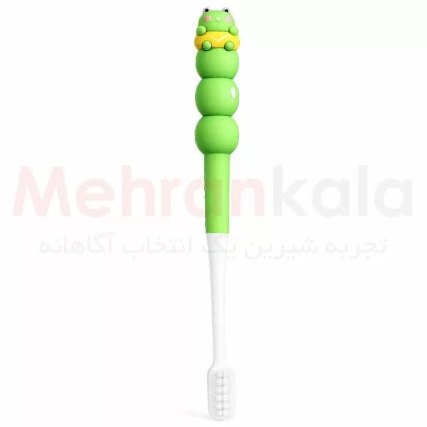 مسواک فانتزی عروسکی فرندز مدل Frog با برس نرم