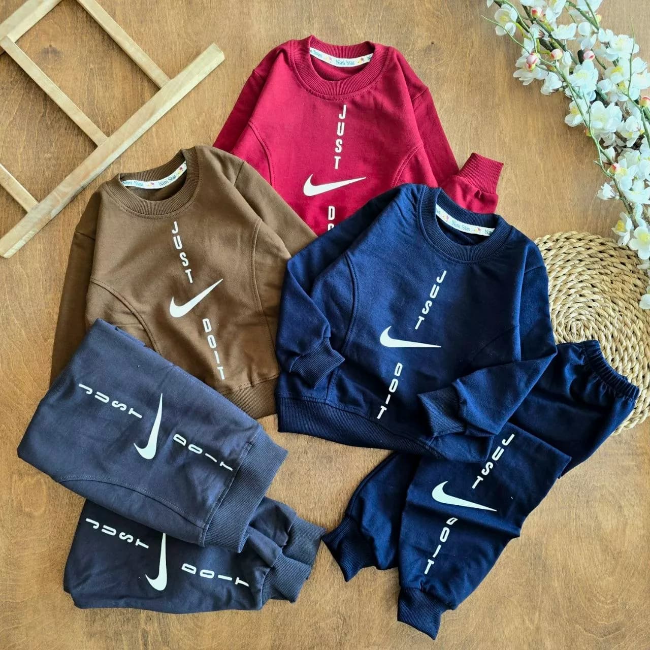 بلوز شلوار نایک NS) Just do it) سایز 35 تا 45 کد 6863 — تصویر ۲