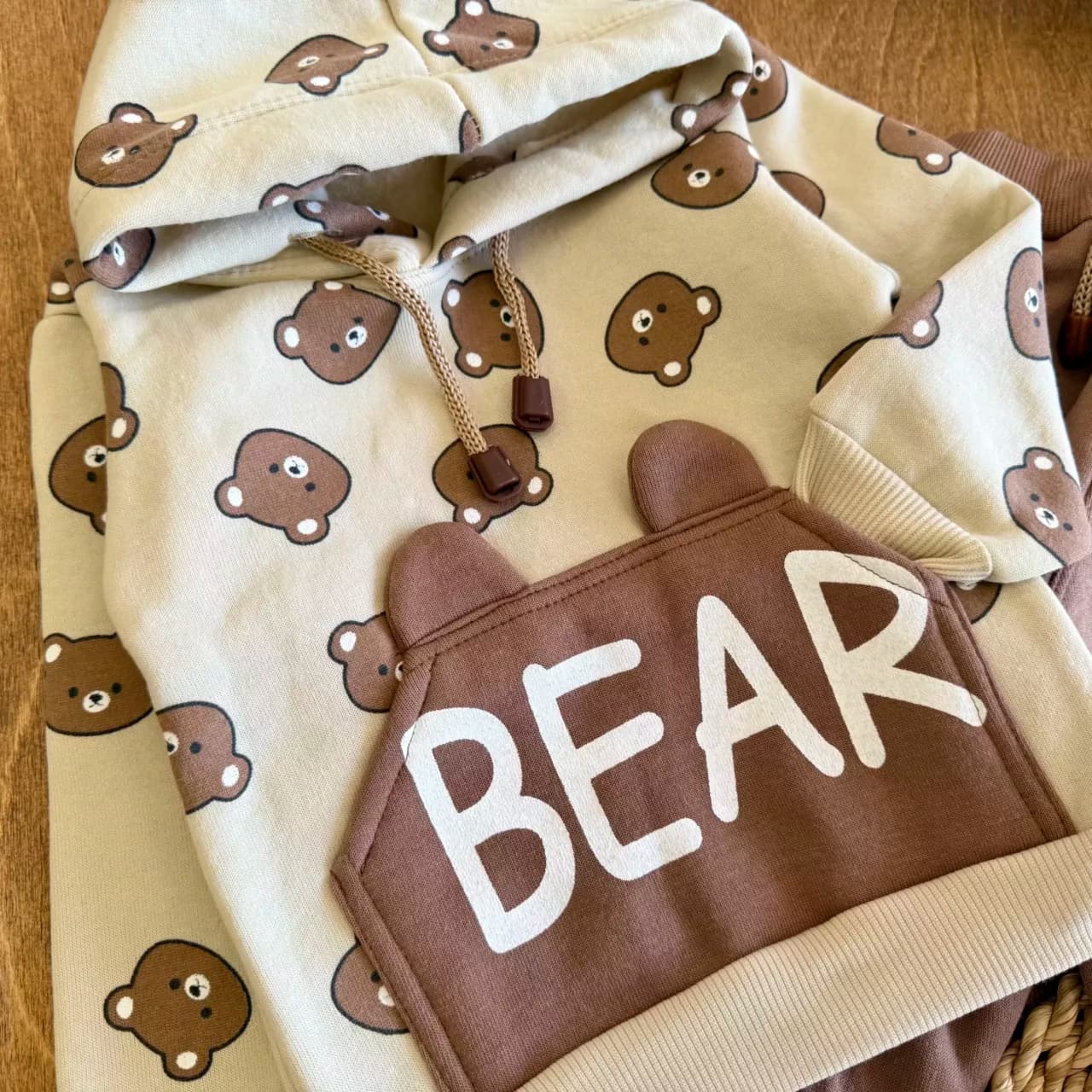 هودی شلوار توکرکی خرس Bear کد 3794 — تصویر ۲