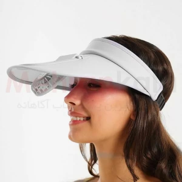 کلاه آفتابگیر فن دار شارژی وان پرو مدل Cooling Hat Fan — تصویر ۳