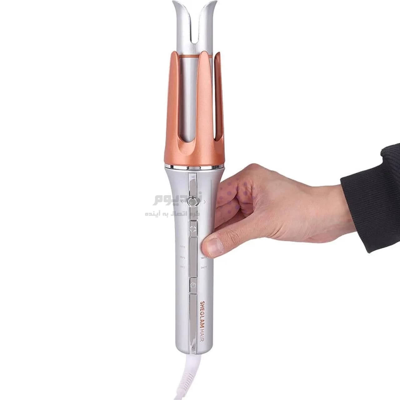 دستگاه فرکننده مو SHEGLAM مدل SGH-OTIC-01-25 – نقره ای — تصویر ۹