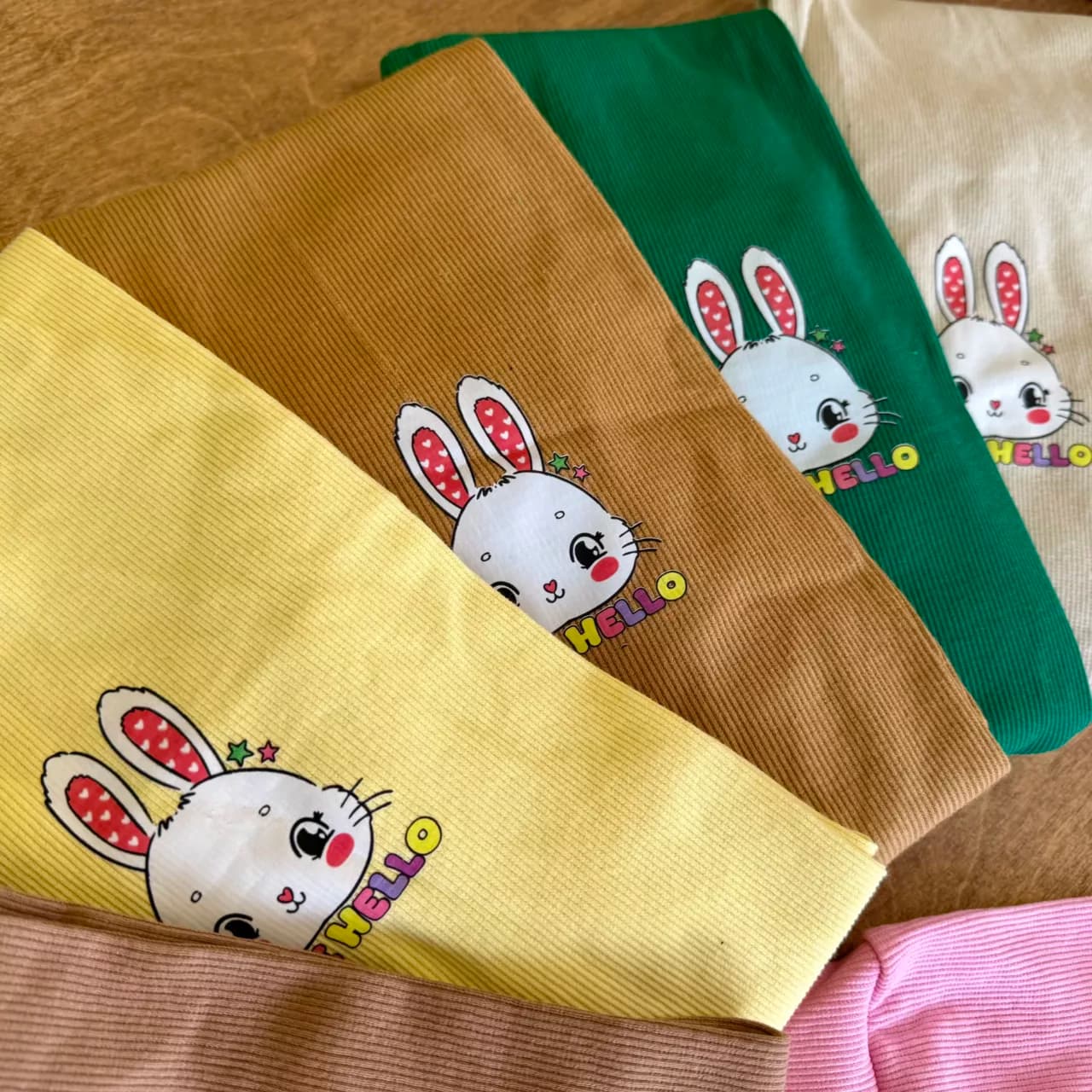 بلوز شلوار خرس و خرگوش رنگین کمان Cute کد 6792 — تصویر ۳