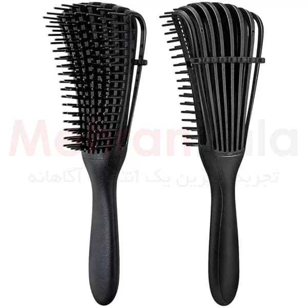 برس فلکسی مخصوص موهای فر زئوس مدل Flexi Comb – اختاپوسی گره بازکن
