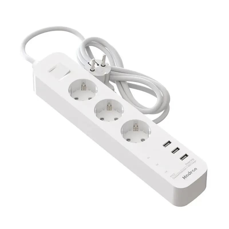 چندراهی برق هادرون مدل P323 کابل 1.8 متر با توان 18 وات