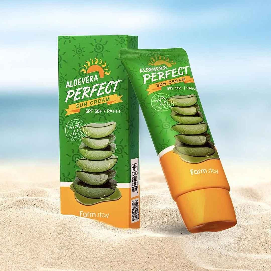 ضد آفتاب آلوئه ورا فارم استي SPF 50 خنک کننده — تصویر ۳