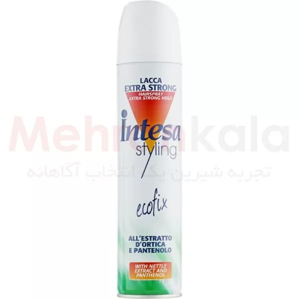 اسپری مو فوق العاده قوی اکو فیکس اینتسا مدل Ecofix Extra Strong حجم 300 میلی لیتر