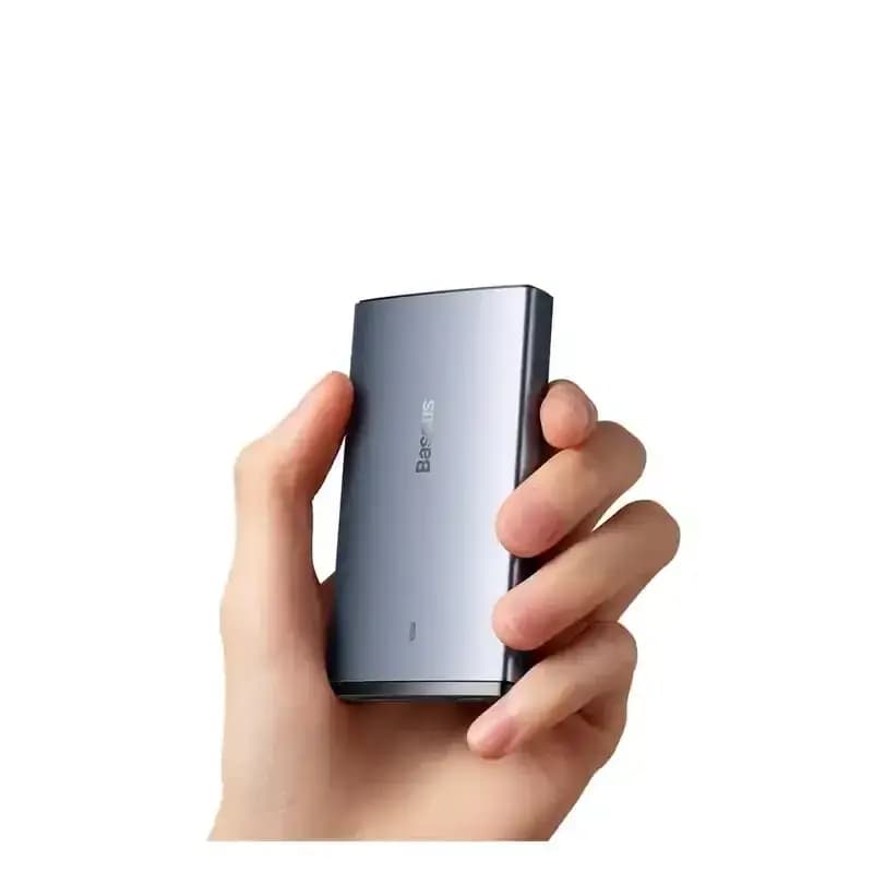 شارژر دیواری دو پورت باسئوس مدل GaN5 Pro Ultra Slim توان 65 وات (همراه کابل) — تصویر ۶