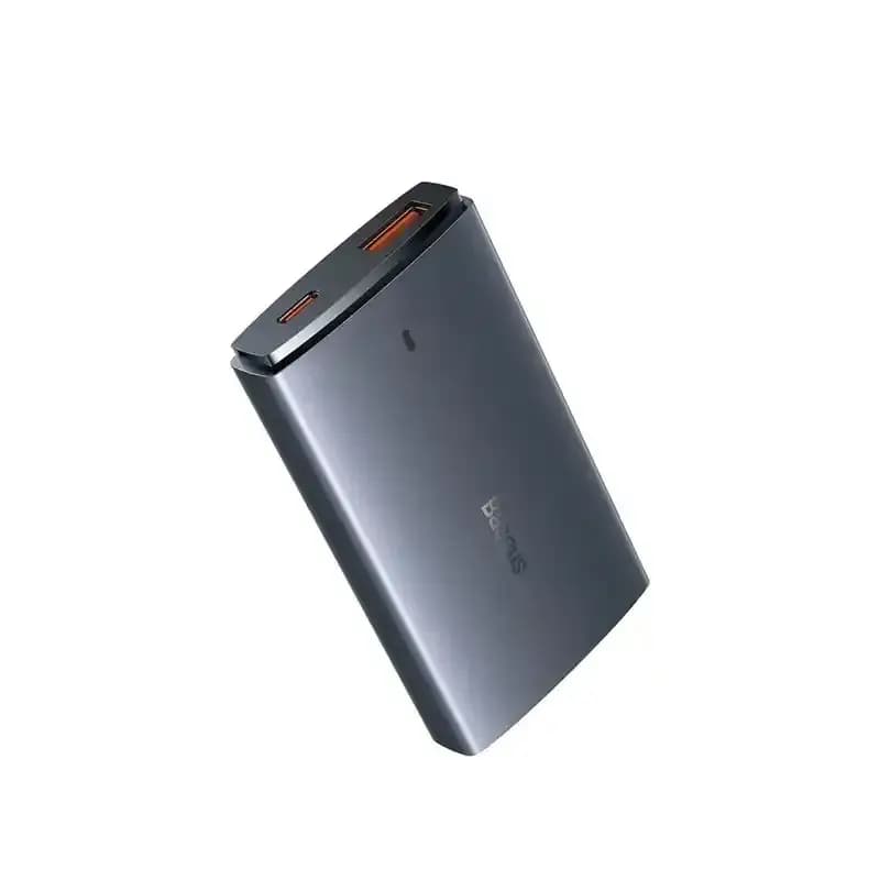 شارژر دیواری دو پورت باسئوس مدل GaN5 Pro Ultra Slim توان 65 وات (همراه کابل) — تصویر ۴