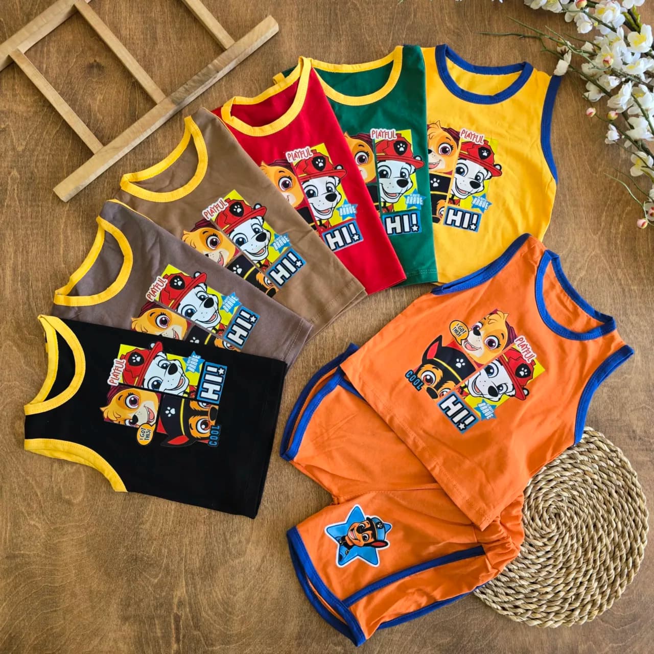تاپ شلوارک سگهای نگهبان Playful کد 6762