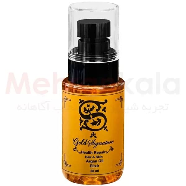 روغن آرگان پوست و مو سیگناتور مدل Elixir حجم 80 میلی لیتر