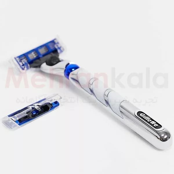 خود تراش مردانه مچ تری توربو ژیلت مدل Mach3 3D Flexibel – به همراه 2 عدد یدک — تصویر ۲