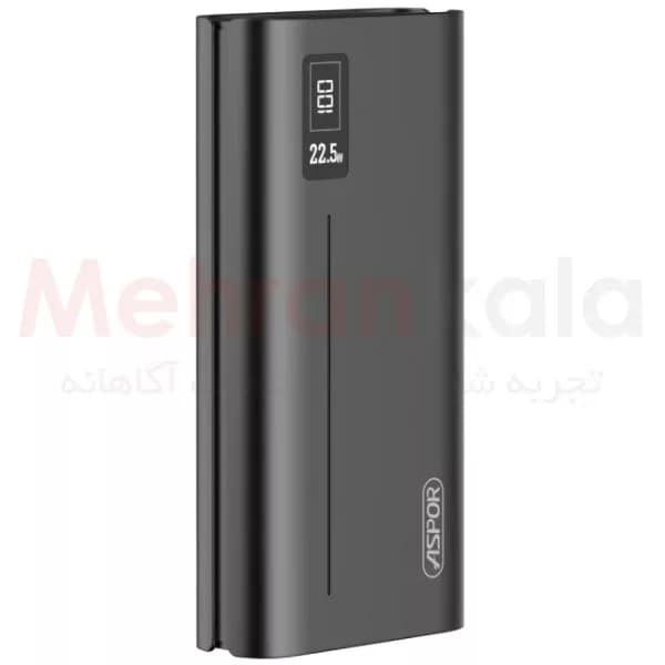 پاوربانک فست شارژ آسپور مدل A336 22.5W PD+QC 4.0 ظرفیت 20000 میلی آمپر