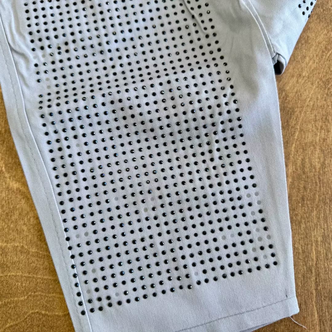 تیشرت شلوارک کتان خرگوش پایپونی (ایراددار) کد 6232-1 — تصویر ۴