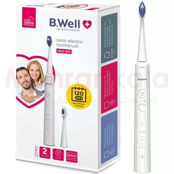 مسواک برقی بی ول مدل Sonic Electric MED 870 – سفید