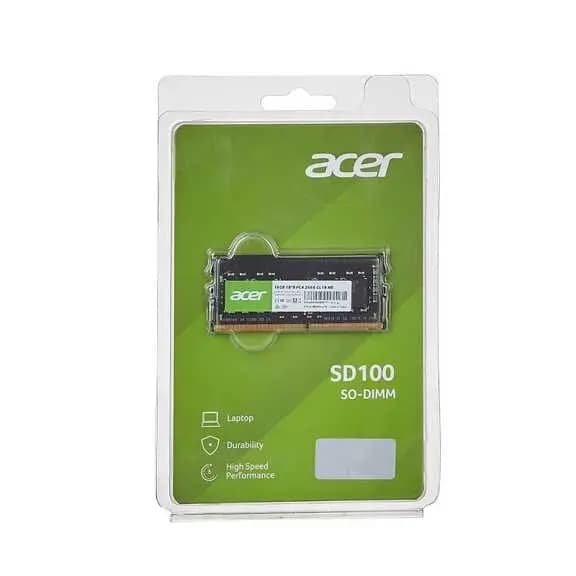رم لپ‌تاپ DDR4-3200 ایسر مدل SO-DIMM CL22 SD100 تک کاناله ظرفیت 8 گیگابایت — تصویر ۳
