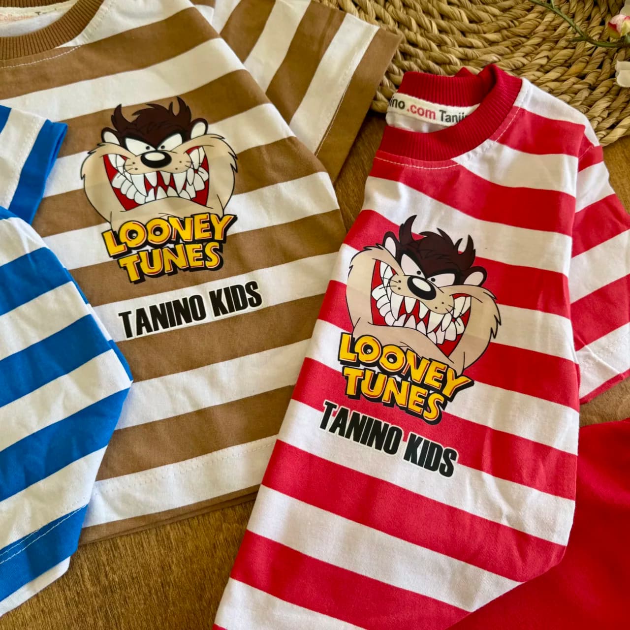 تیشرت شلوارک راه راه Looney Tunes (ایراددار) کد 6727-1 — تصویر ۲