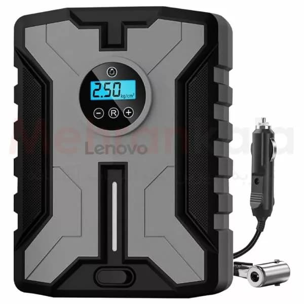 پمپ باد فندکی خودرو دیجیتال لنوو مدل Air Pump HV05 — تصویر ۲