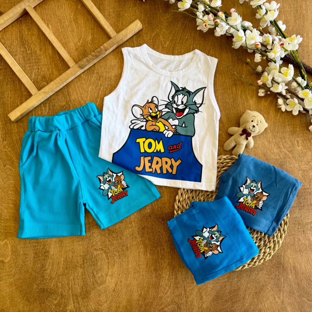 تاپ شلوارک تام و جری TOM AND JERRY کد 6725