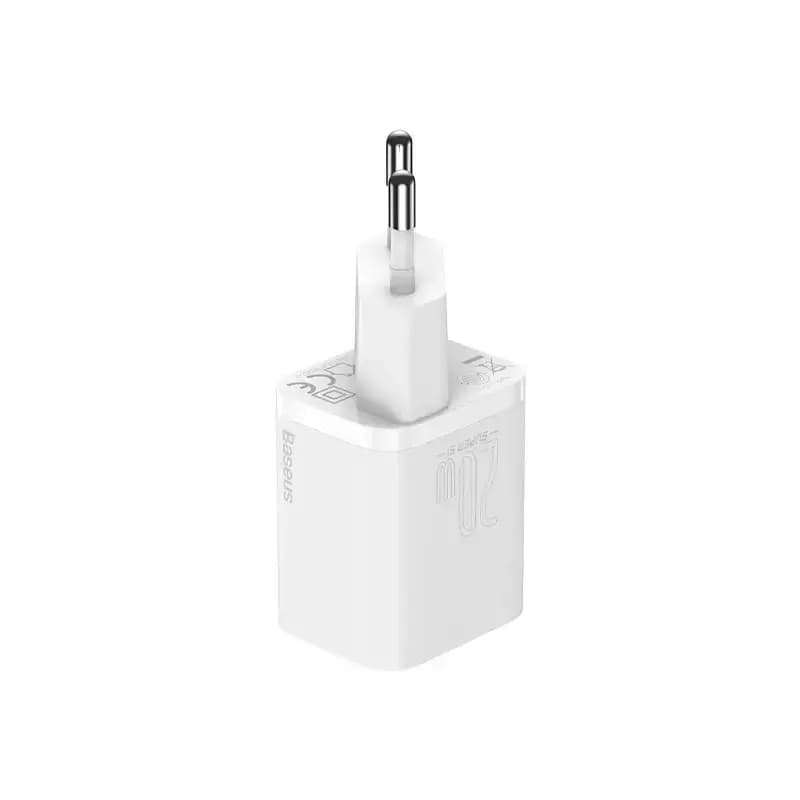 شارژر دیواری باسئوس مدل Super Si Quick Charger CCSUP-B01 با توان 20 وات — تصویر ۷