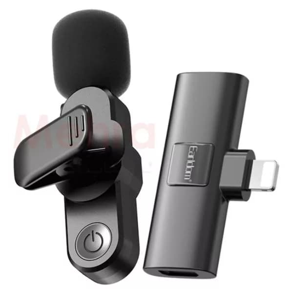 میکروفون بی سیم یقه ای ارلدام مدل MC7L رابط لایتنینگ – مناسب گوشی آیفون — تصویر ۲