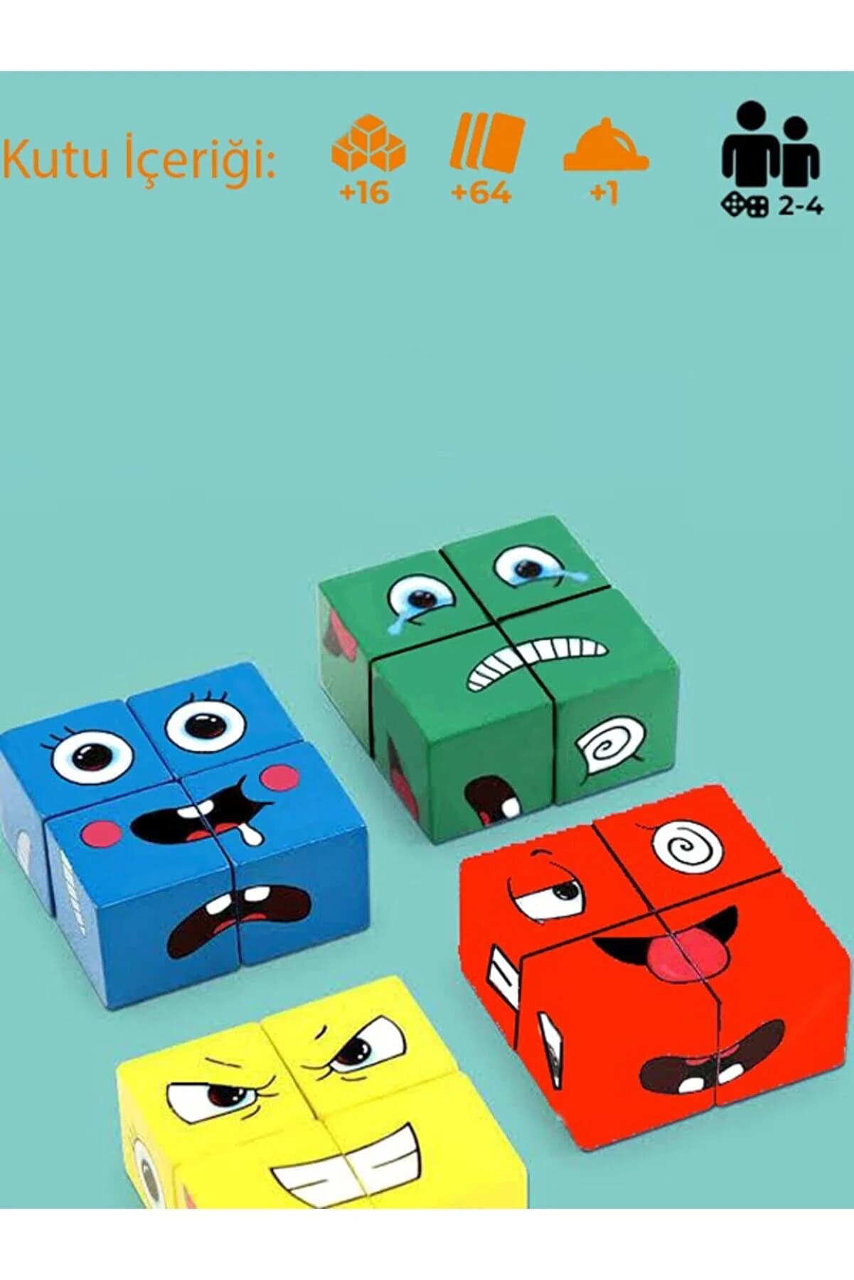 پازل شکلک روبیک با Edoy Rubik Emoji Puzzle — تصویر ۲