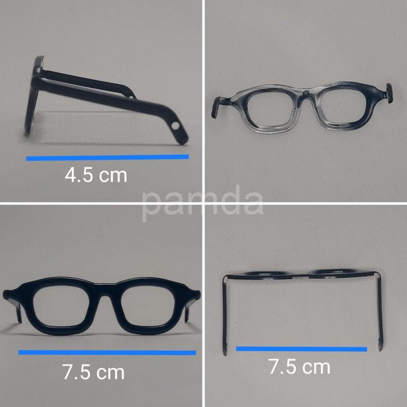 عینک عروسک دکتری ۱۶ سانت (۲۰۰ عددی) — تصویر ۳