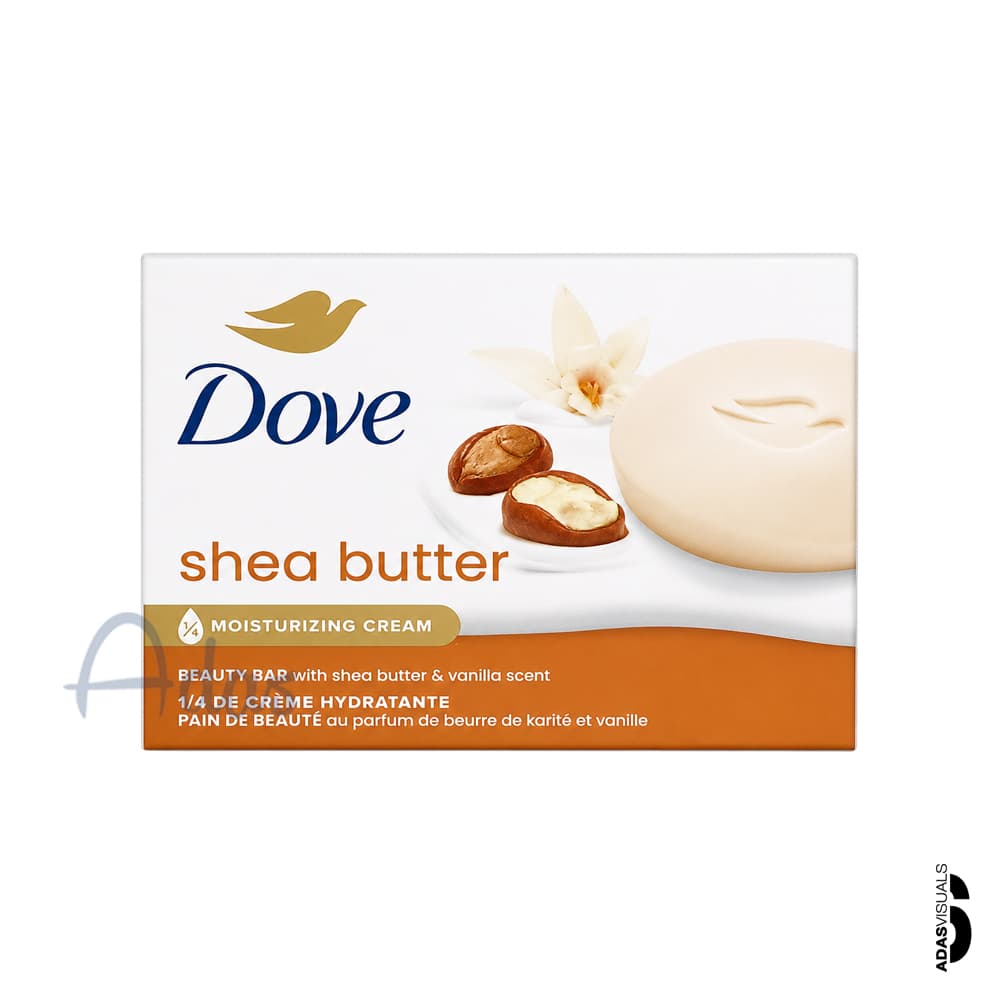 صابون کرمی داو آمریکا مدل Shea Butter | حاوی روغن شی باتر و رایحه وانیل