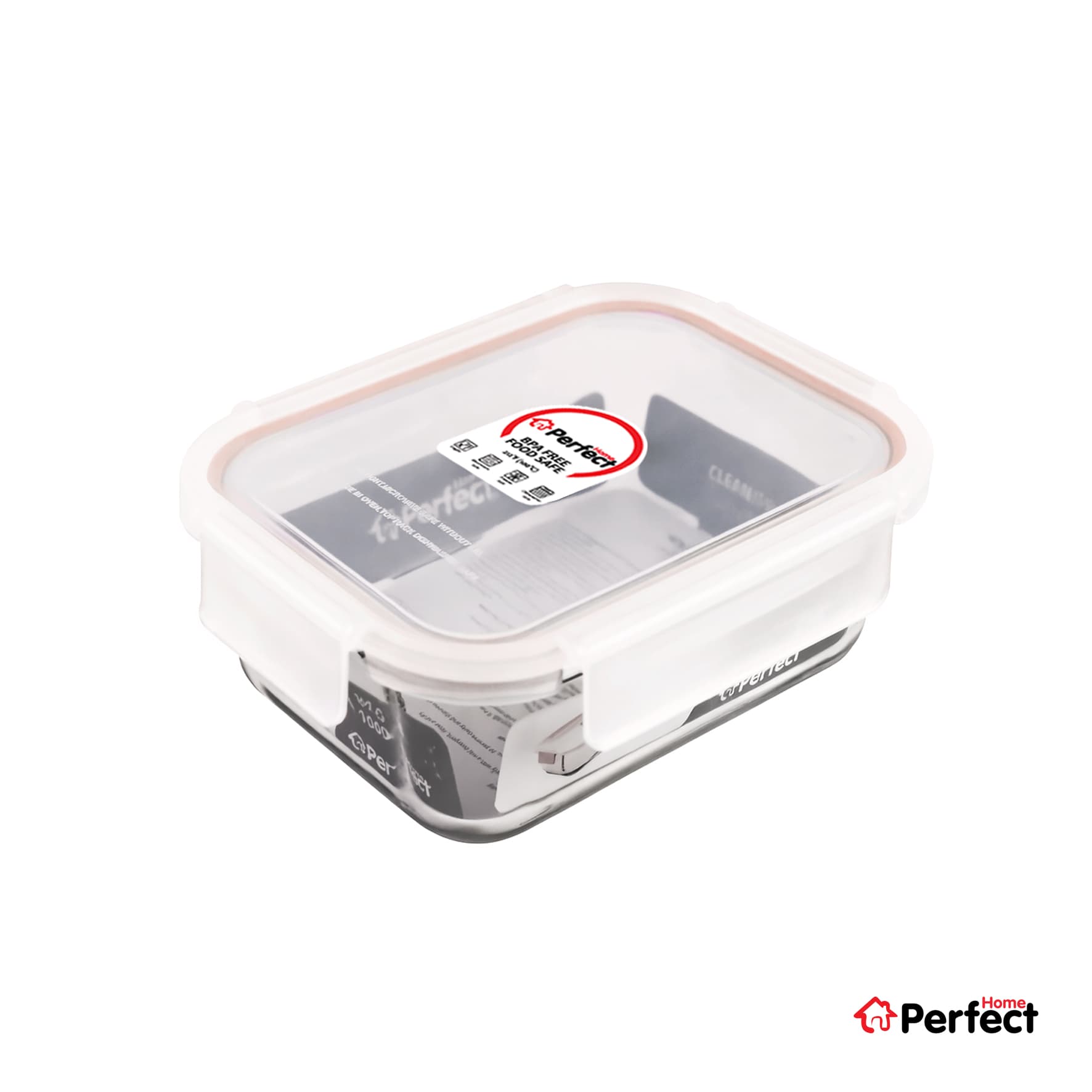 ظرف نگهدارنده Perfecthome مدل 2-P5410 حجم 1000ml مجموعه دو عددی — تصویر ۴