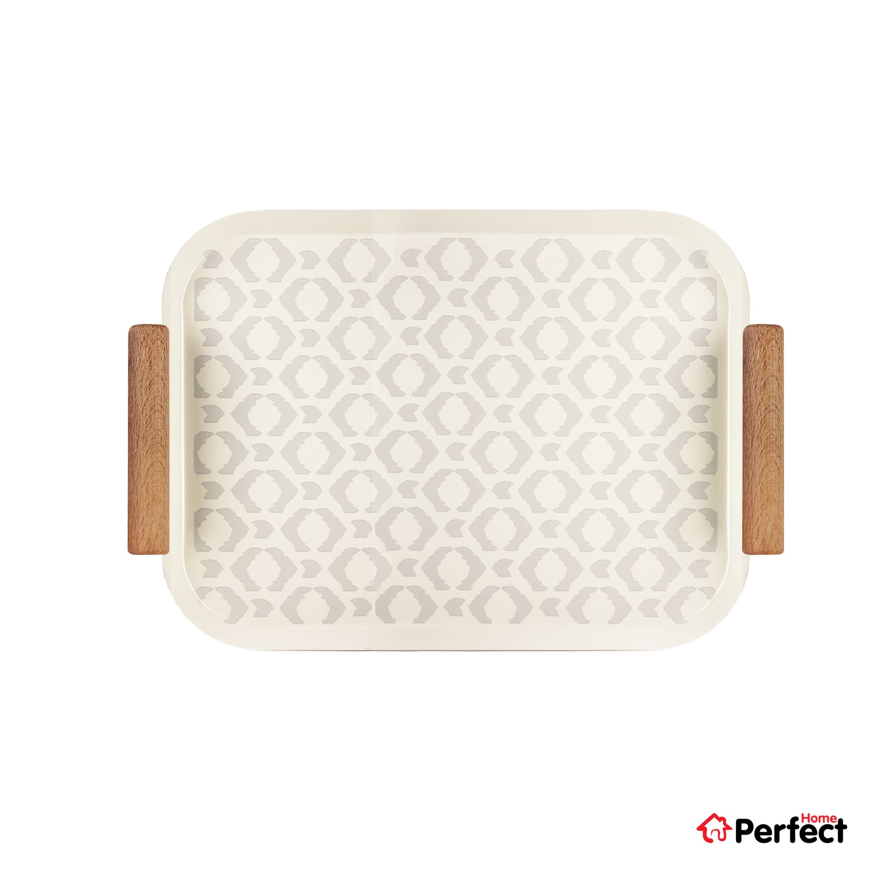 سینی فلزی PERFECTHOME مدل 6224 طرح لوزی — تصویر ۳