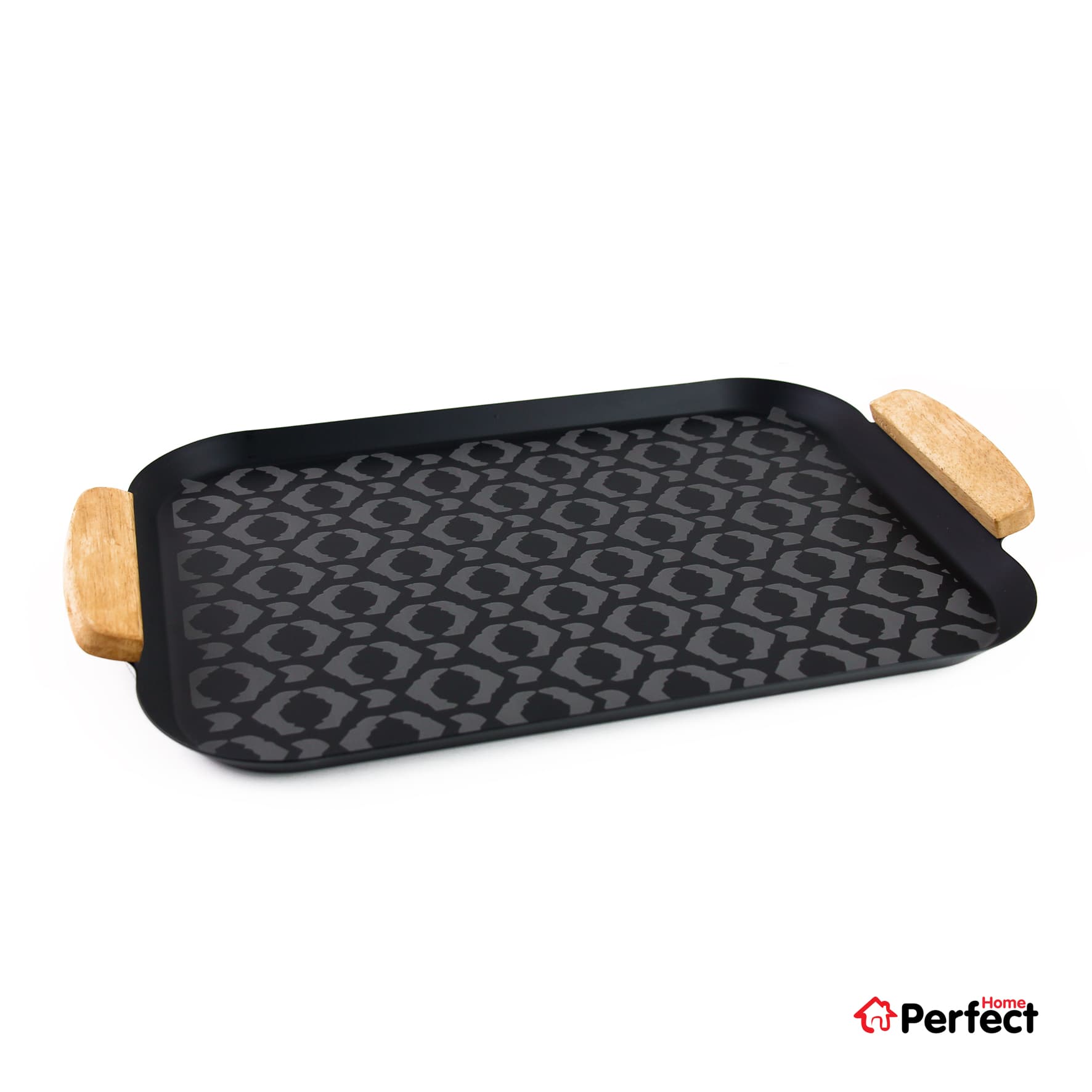 سینی فلزی PERFECTHOME مدل 6123 طرح لوزی — تصویر ۵