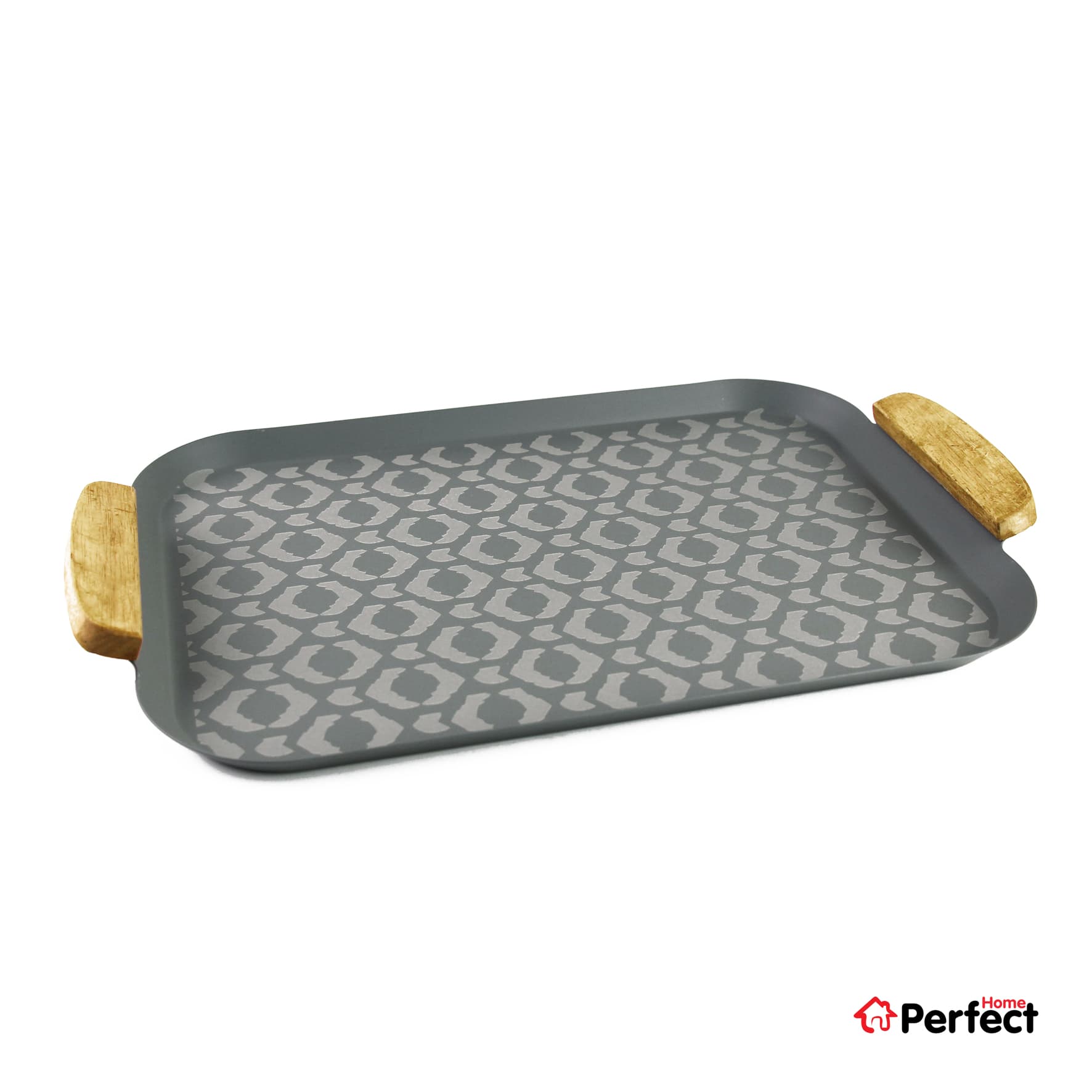 سینی فلزی PERFECTHOME مدل 6123 طرح لوزی — تصویر ۶
