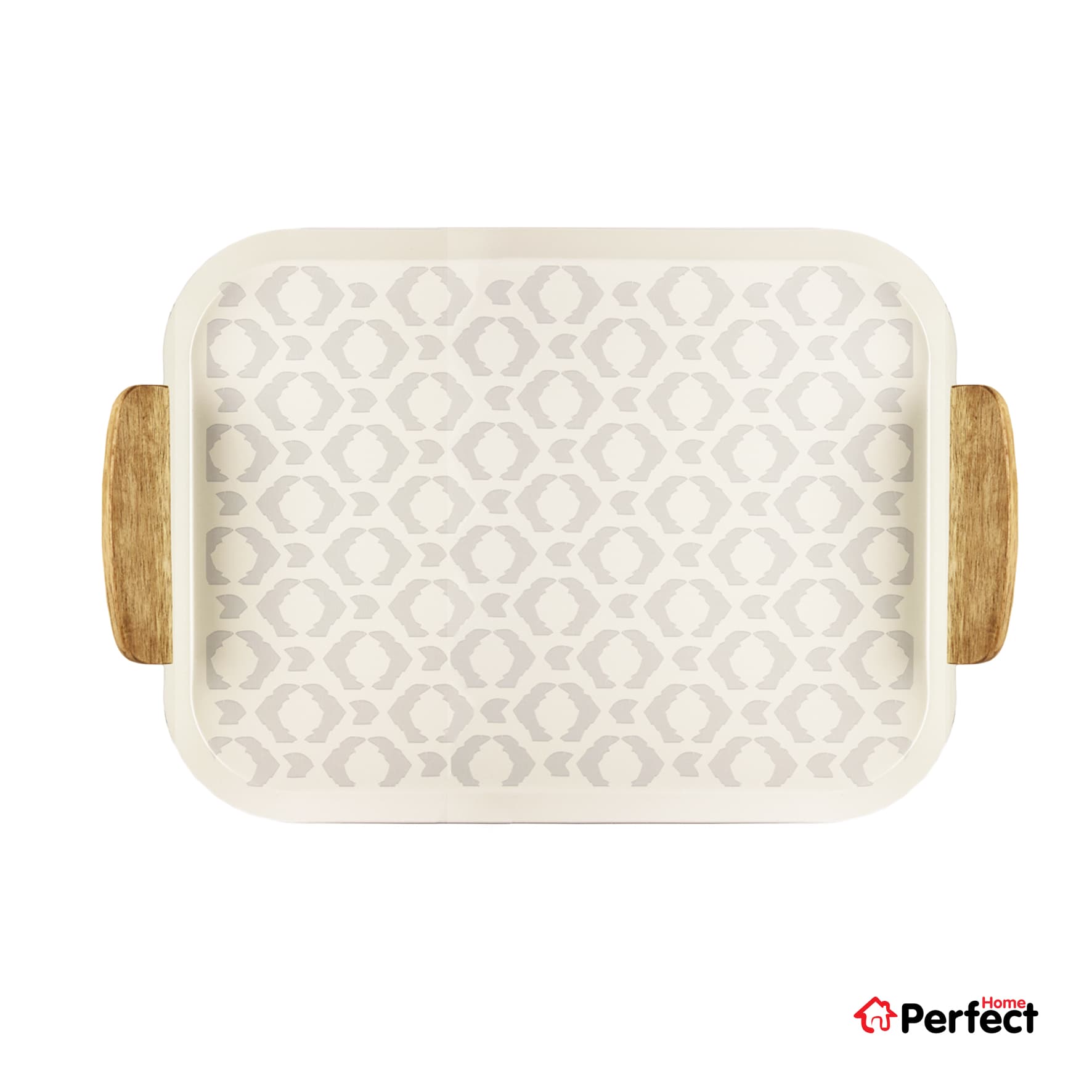 سینی فلزی PERFECTHOME مدل 6123 طرح لوزی — تصویر ۴