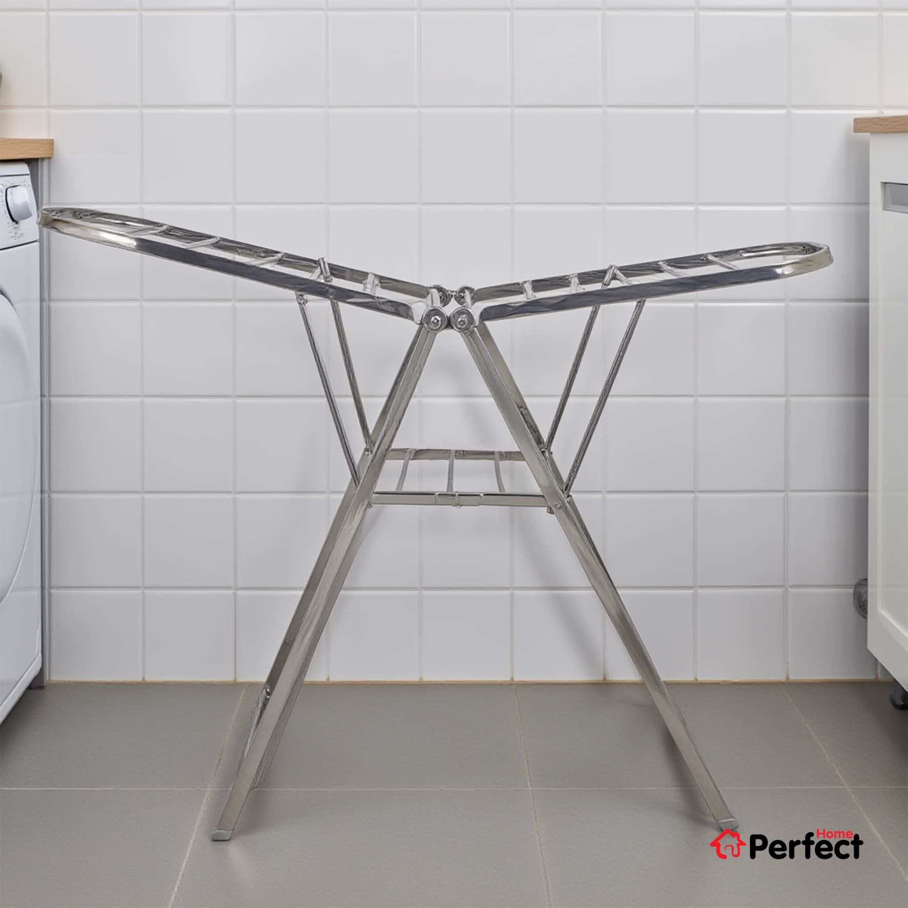 بندرخت تمام استیل Perfect home مدل فورتیس — تصویر ۳