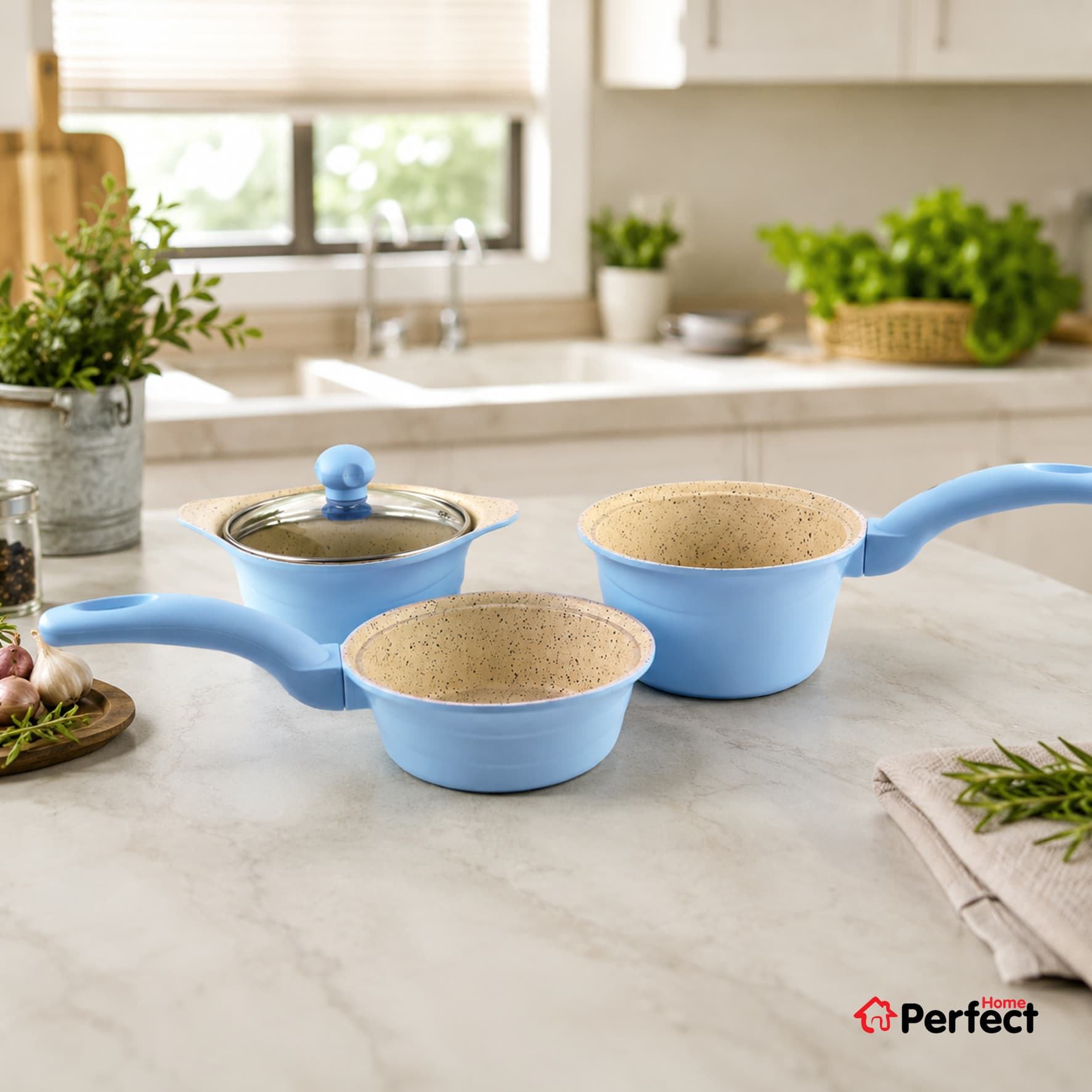 سرویس قابلمه کودک 4 پارچه Perfect home مدل Diaco — تصویر ۲