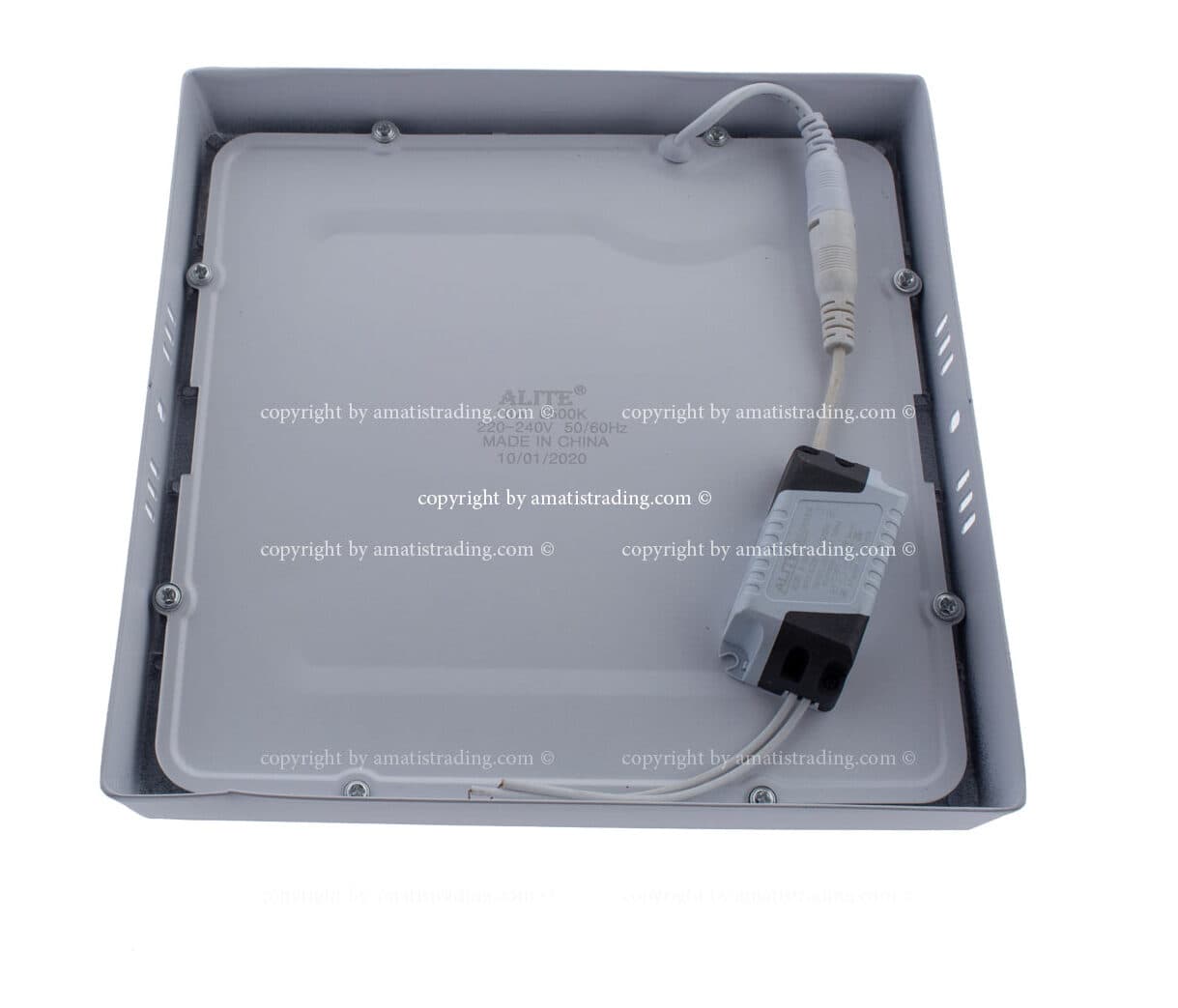 چراغ led روکار مربع ۱۸ وات وایکینگ سرامیکی — تصویر ۲