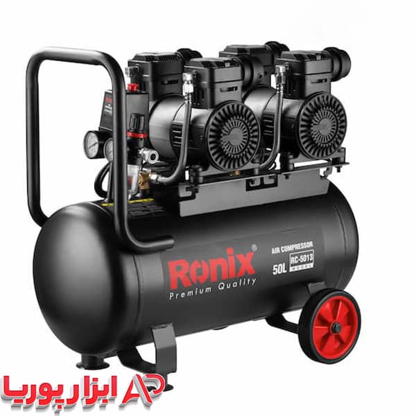 کمپرسور باد سایلنت رونیکس 50 لیتری مدل RC-5013 — تصویر ۵