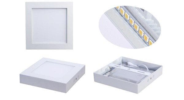 پنل LED روکار سرامیکی مربع ۲۴ وات — تصویر ۴