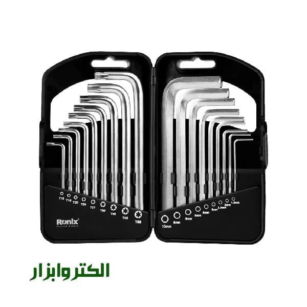 ست آچار آلن کوتاه رونیکس مدل RH-2051 — تصویر ۴