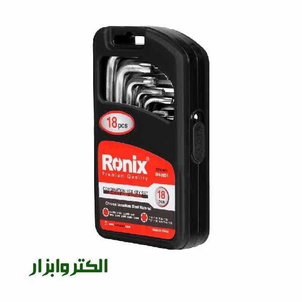 ست آچار آلن کوتاه رونیکس مدل RH-2051