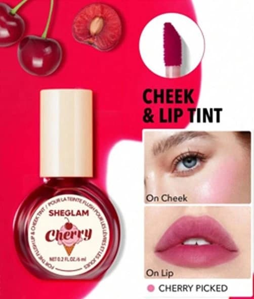 تینت لب و گونه میوه ای شیگلم cherry picked — تصویر ۲