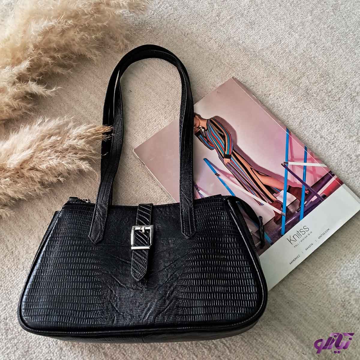 کیف چرم زنانه مجلسی مدل حانا کد 219