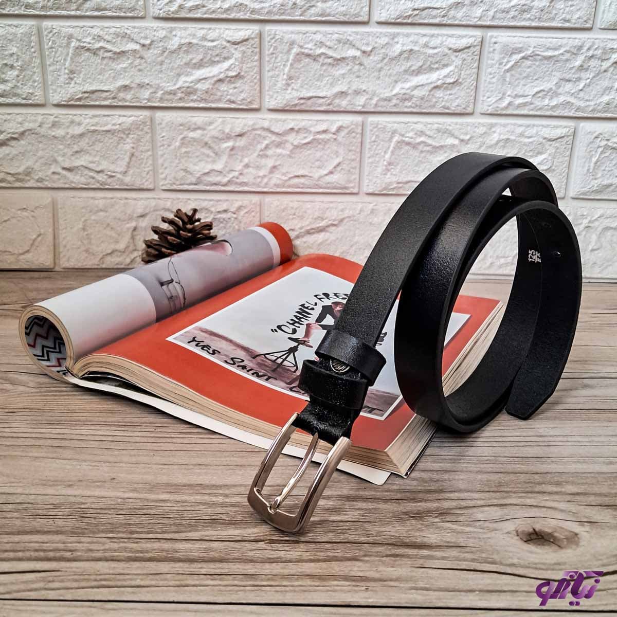کمربند چرم زنانه کلاسیک کد 94 — تصویر ۲