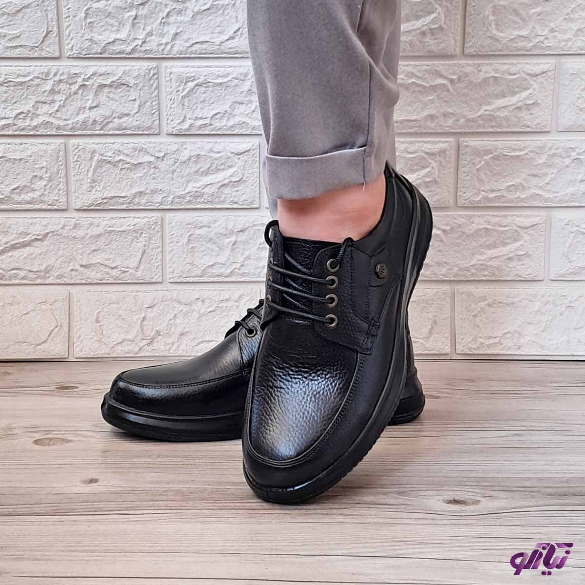 کفش طبی چرم مردانه رونیز B243 — تصویر ۳
