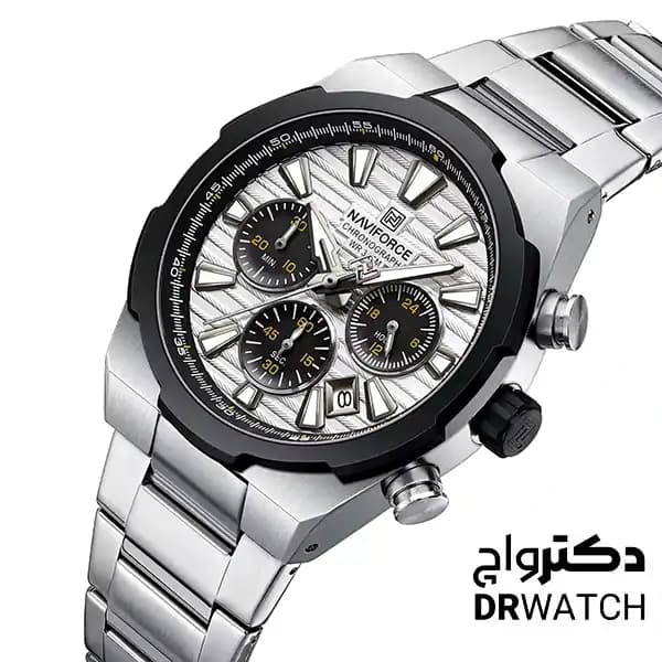 ساعت مچی مردانه نیوی فورس Naviforce NF8081 بند فلز (در هشت رنگبندی) — تصویر ۱۱