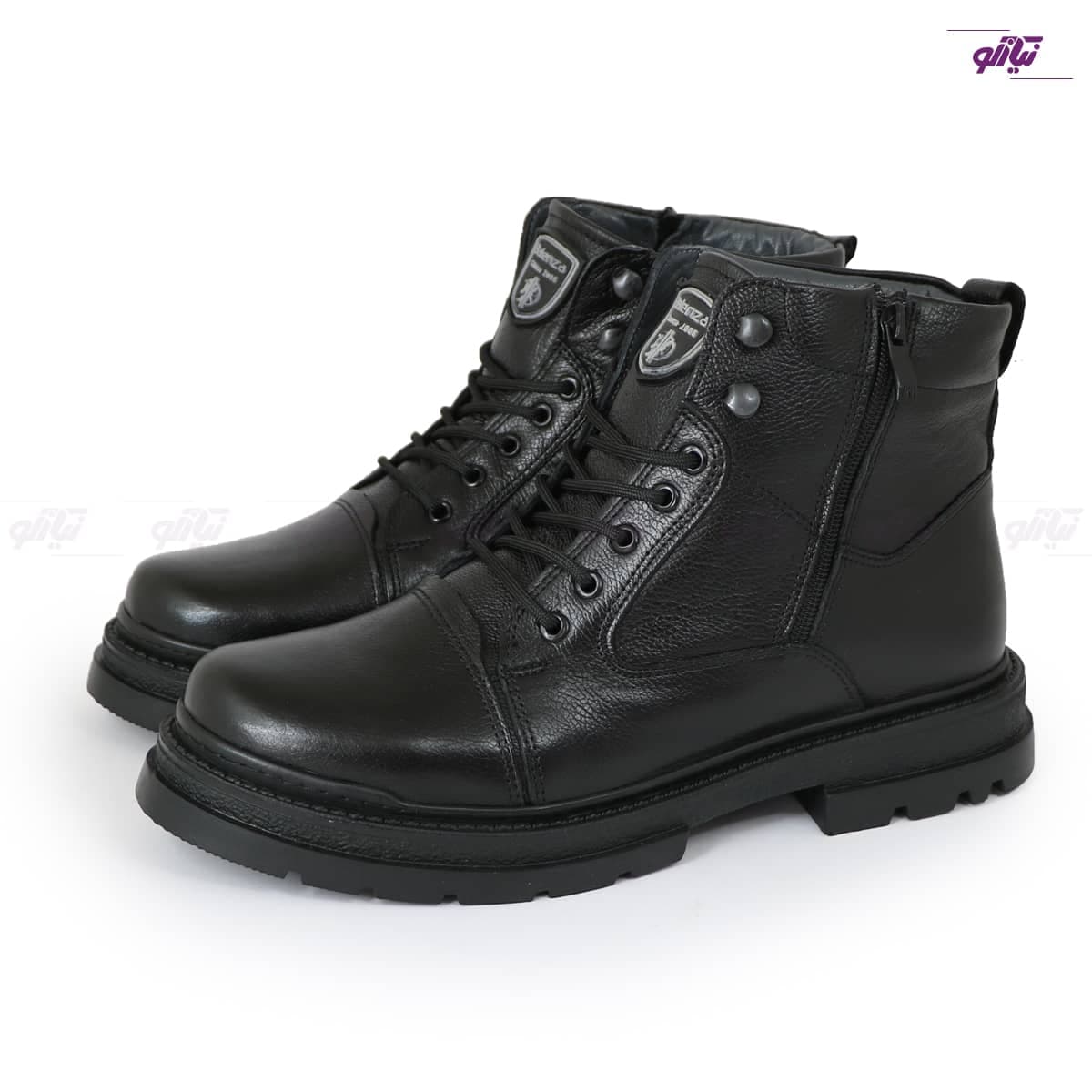 نیم بوت مردانه چرم تیام کد B850 — تصویر ۷