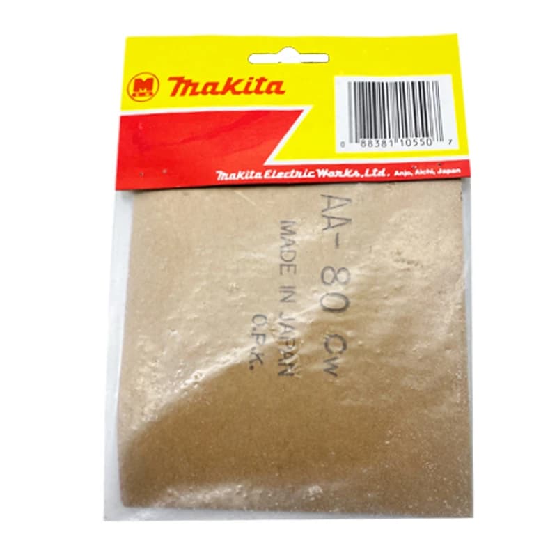 سنباده پشت کرکی ماکیتا مدل AA80 – بسته 10 عددی — تصویر ۲