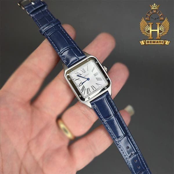 ساعت مچی اسپرت کارتیر مدل دمونت CARTIER SANTOS DUMONT CSDL106 (قاب متوسط) — تصویر ۸