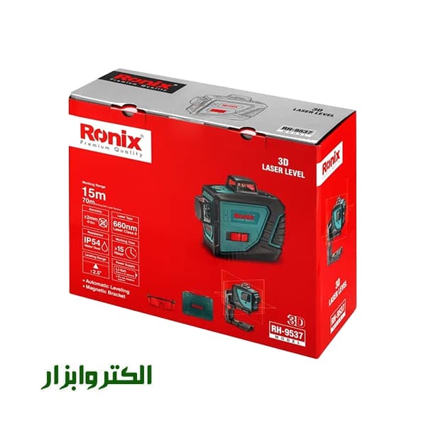 تراز لیزری 360 درجه رونیکس مدل RH-9537 — تصویر ۵
